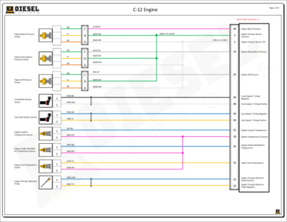 CAT - C-12 (Prefix MBL, 2KS, CPD, or 8YF).Prefix 9SM - Image 2