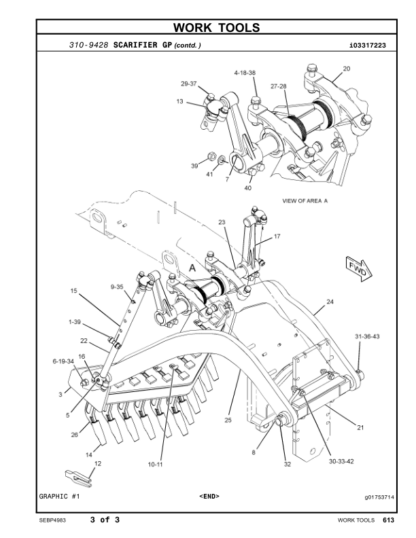 CAT 12K Motor Grader Parts Manual - Image 12