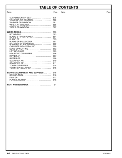 CAT 12K Motor Grader Parts Manual - Image 6