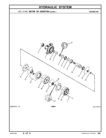 CAT 12K Motor Grader Parts Manual - Image 8