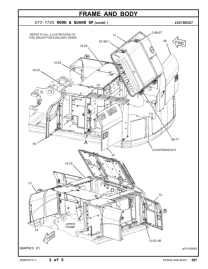 CAT 320 320D L Excavators Parts Manual - Image 16