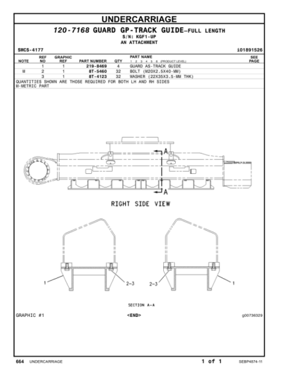 CAT 320 320D L Excavators Parts Manual - Image 17