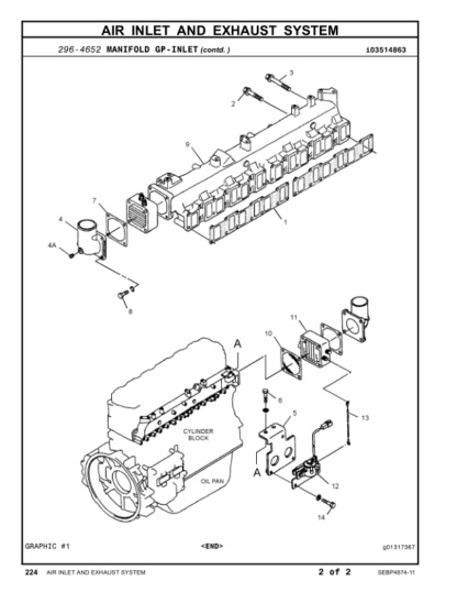 CAT 320 320D L Excavators Parts Manual - Image 10