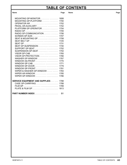 CAT 320 320D L Excavators Parts Manual - Image 7