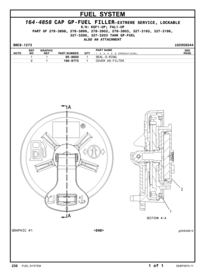 CAT 320 320D L Excavators Parts Manual - Image 11