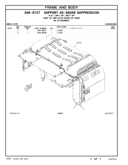 CAT 320D2 320D2 L Excavaors Parts Manual - Image 8