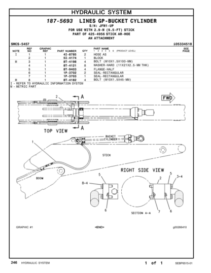 CAT 320D2 GC Excavator Parts Manual - Image 11