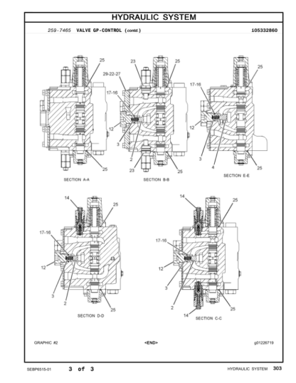 CAT 320D2 GC Excavator Parts Manual - Image 12