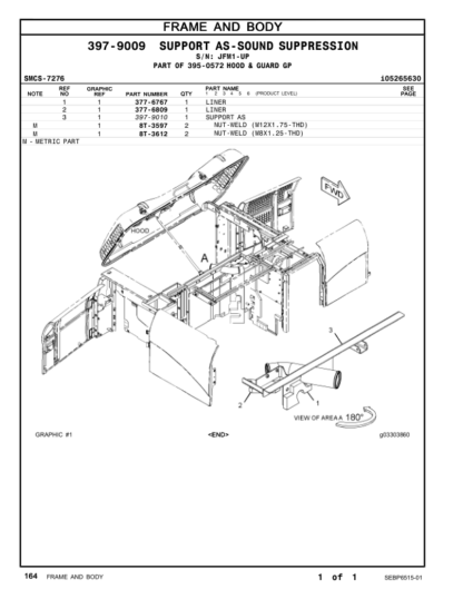 CAT 320D2 GC Excavator Parts Manual - Image 9