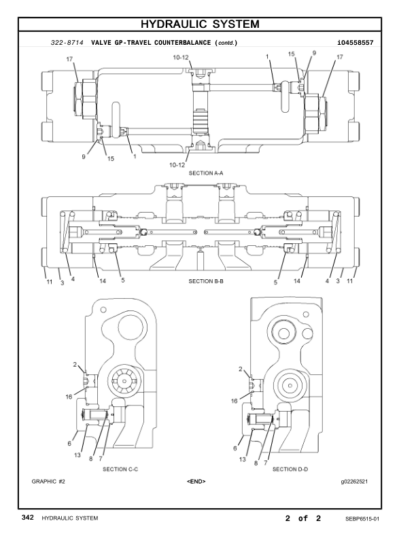 CAT 320D2 GC Excavator Parts Manual - Image 13