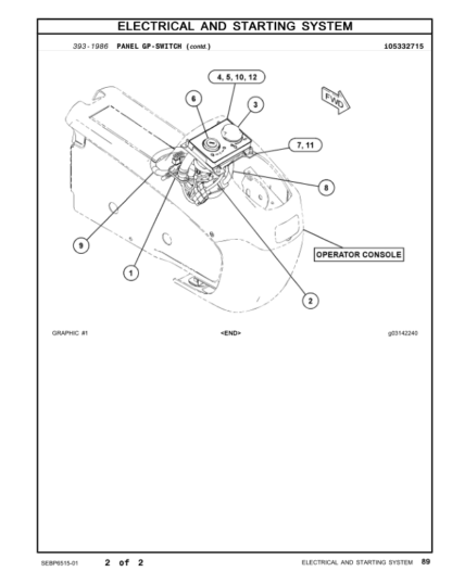 CAT 320D2 GC Excavator Parts Manual - Image 6