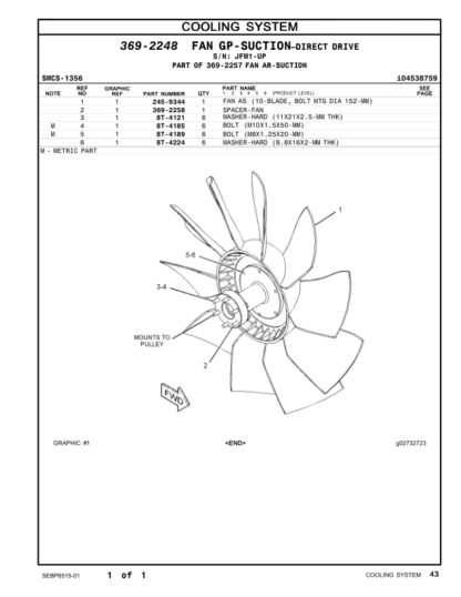 CAT 320D2 GC Excavator Parts Manual - Image 14