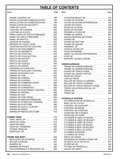 CAT 323D 323D L 323D LN Excavators Parts Manual - Image 4