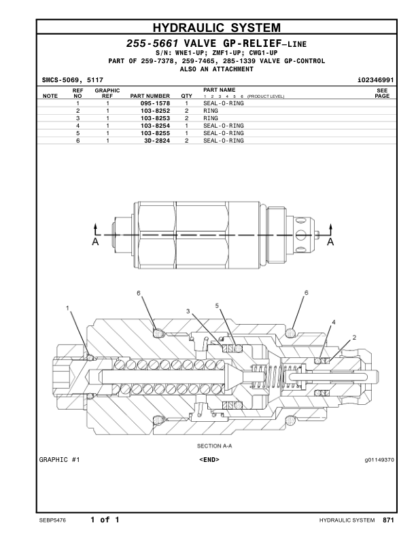 CAT 323D 323D L 323D LN Excavators Parts Manual - Image 12