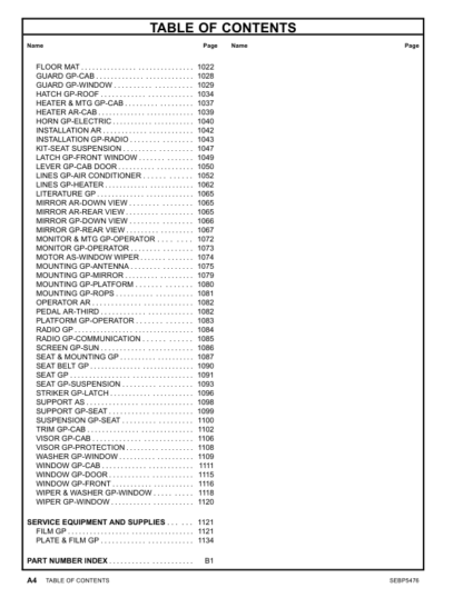 CAT 323D 323D L 323D LN Excavators Parts Manual - Image 6