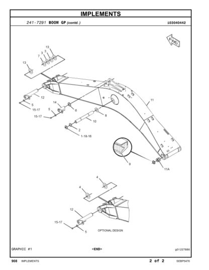 CAT 323D 323D L 323D LN Excavators Parts Manual - Image 13