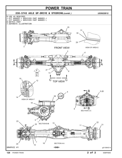 CAT 416E Backhoe Loader Parts Manual - Image 6