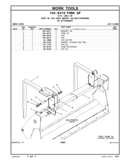 CAT 416E Backhoe Loader Parts Manual - Image 13