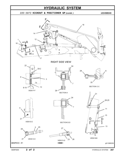 CAT 416E Backhoe Loader Parts Manual - Image 7