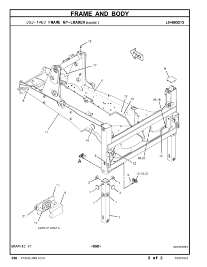 CAT 428F Backhoe Loader Parts Manual - Image 10