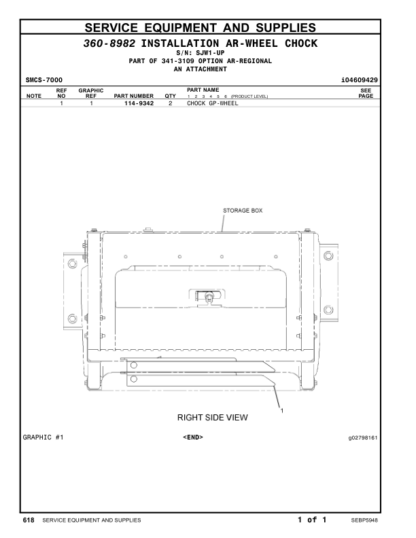 CAT 428F Backhoe Loader Parts Manual - Image 13