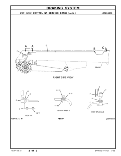 CAT 730 Series Agri Truck Parts Manual - Image 10