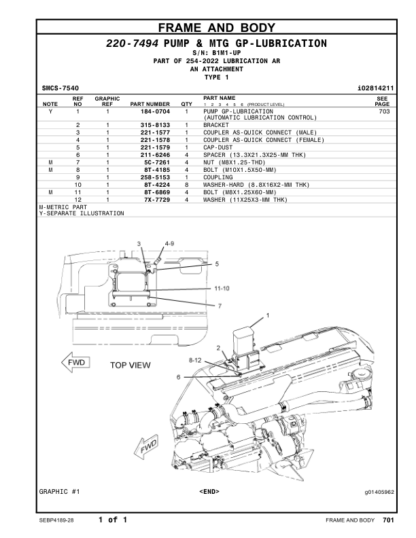 CAT 730 Series Agri Truck Parts Manual - Image 7