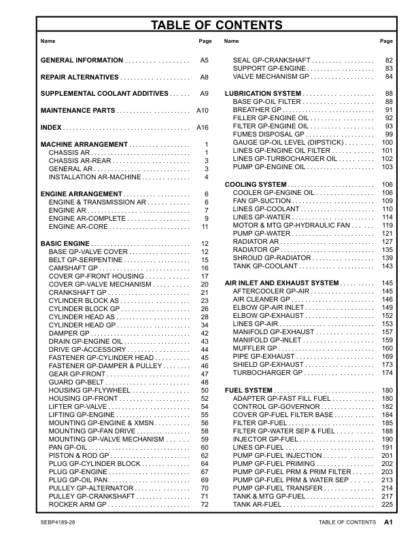 CAT 730 Series Agri Truck Parts Manual - Image 3