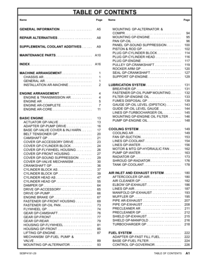 CAT 740 Agri Truck Parts Manual - Image 3