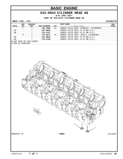 CAT 740 Agri Truck Parts Manual - Image 13