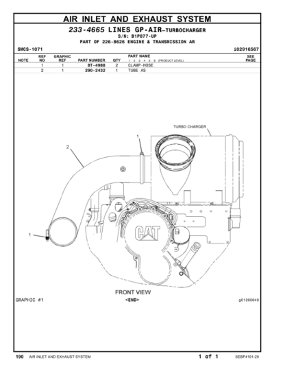 CAT 740 Agri Truck Parts Manual - Image 8