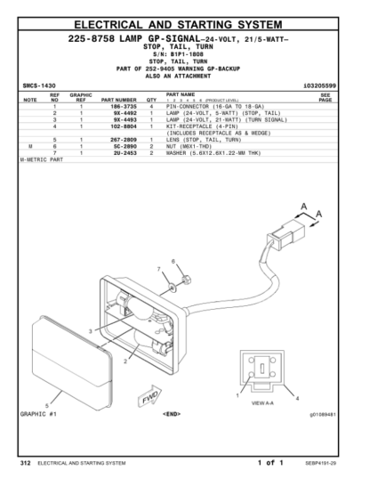 CAT 740 Agri Truck Parts Manual - Image 12