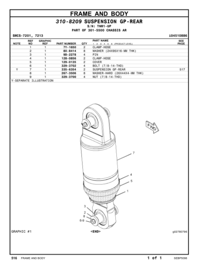 CAT 777G Dump Truck Parts Manual - Image 15