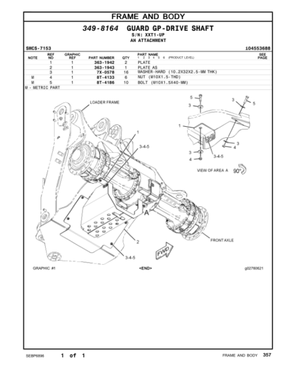 CAT 938K Wheel Loader Parts Manual - Image 10