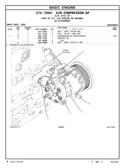 CAT 938K Wheel Loader Parts Manual - Image 9