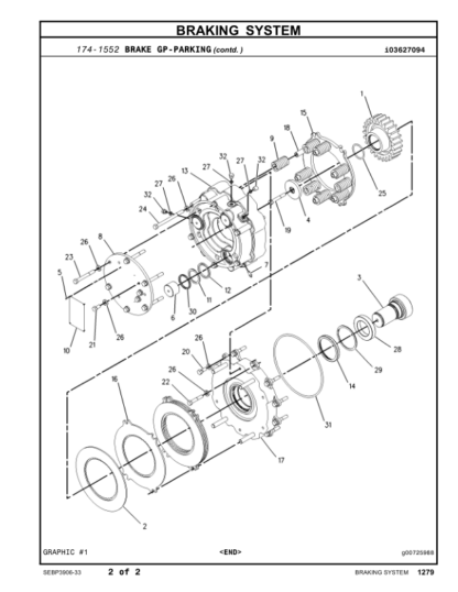 CAT 988H Wheel Loader Parts Manual - Image 9