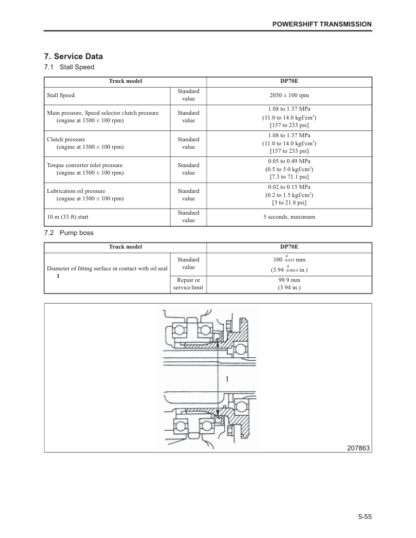 CAT DP70E Forklift Service Manual - Image 7