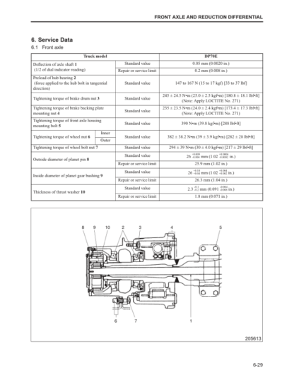 CAT DP70E Forklift Service Manual - Image 9