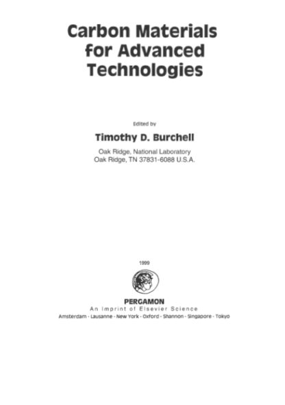 Carbon Materials for Advanced Technologiess - Timothy D. Burchell - Image 2