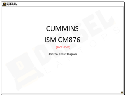 Cummins - ISM CM876 (2007-09)