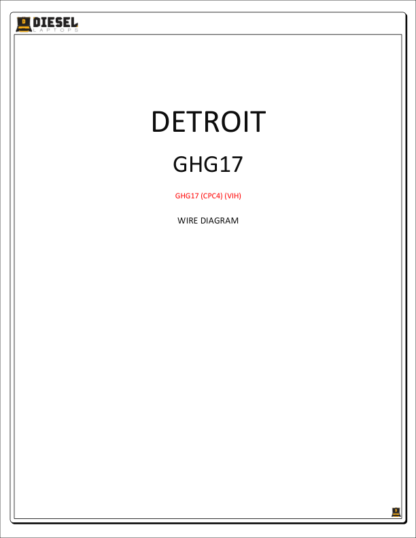 Detroit - DD13 GHG17 (2017 & Newer).CPC4 & VIH