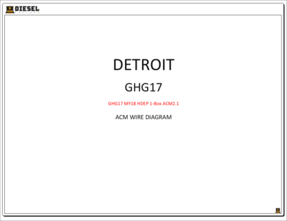 Detroit - DD13 GHG17 (2017 & Newer).HDEP 1-Box ACM2.1