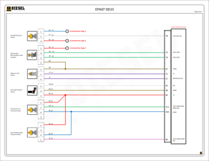 Detroit - DD16 EPA07 (2007-09).Engine Wiring - Image 2