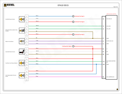 Detroit - DD16 EPA10 (2010-13).Engine Wiring - Image 2