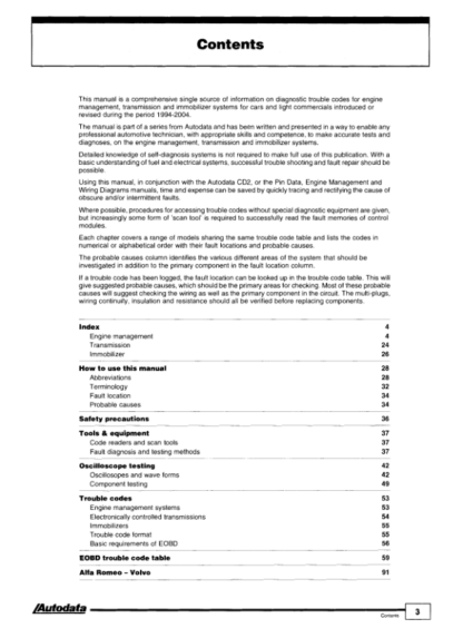 Diagnostic Trouble Codes 2004 - Autodata - Image 3