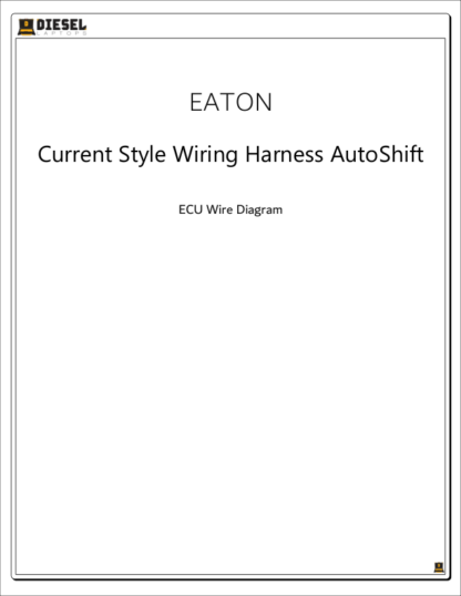 Eaton - Fuller Advantage.Current Style AutoShift (RTAO)