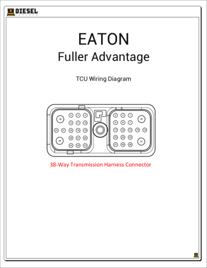 Eaton - Fuller Advantage.Transmission Harness Connections (All Others)