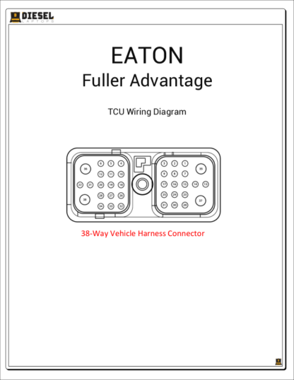 Eaton - Fuller Advantage.Vehicle Harness Connections (All Others)