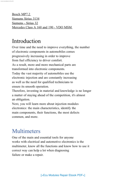 Ecu Modules Repair Ebook - Image 4