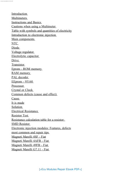 Ecu Modules Repair Ebook - Image 2
